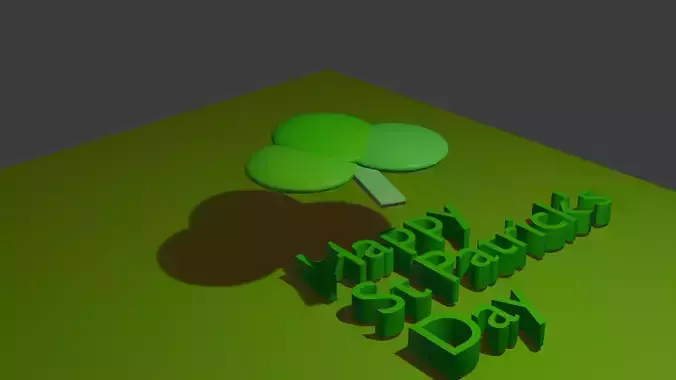 Happy Saint Patrick Day animation