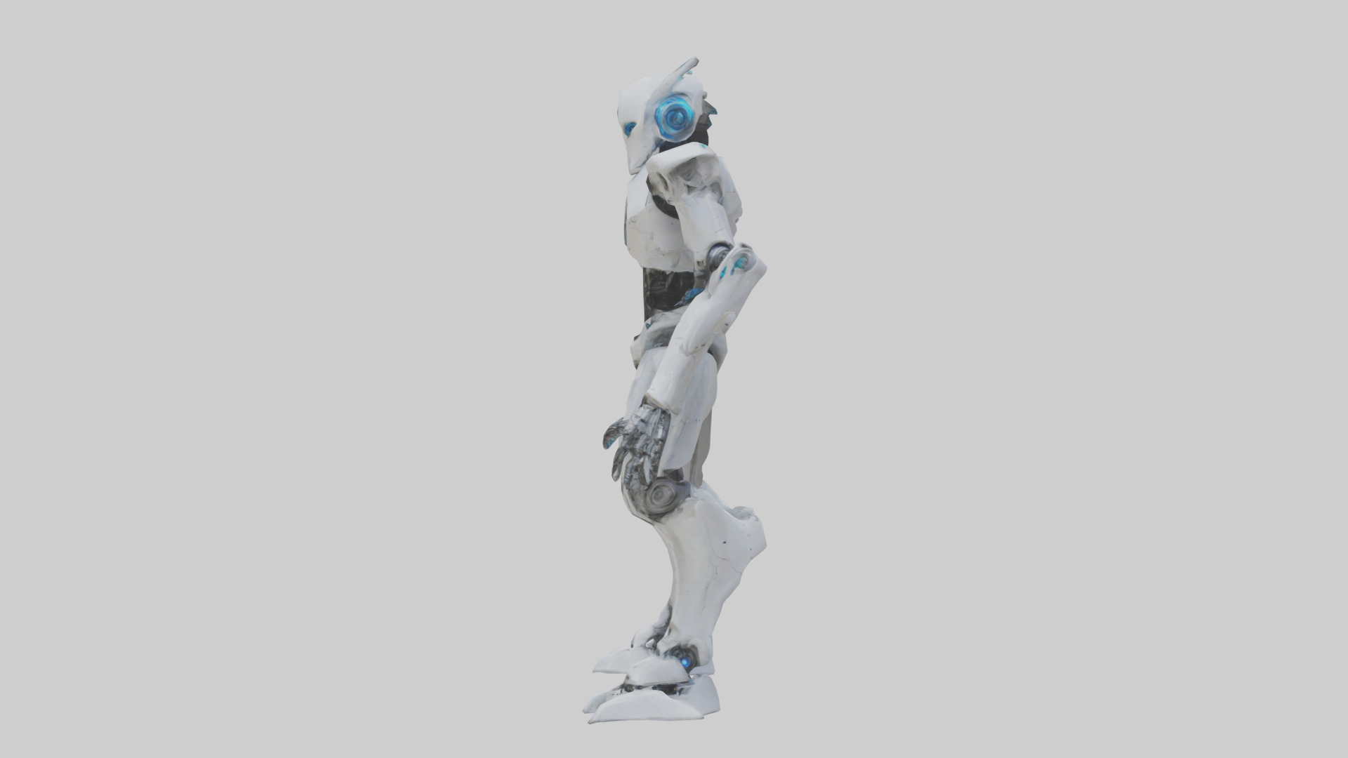 Quantum Droid statue model 2 Low-poly 3D model_12
