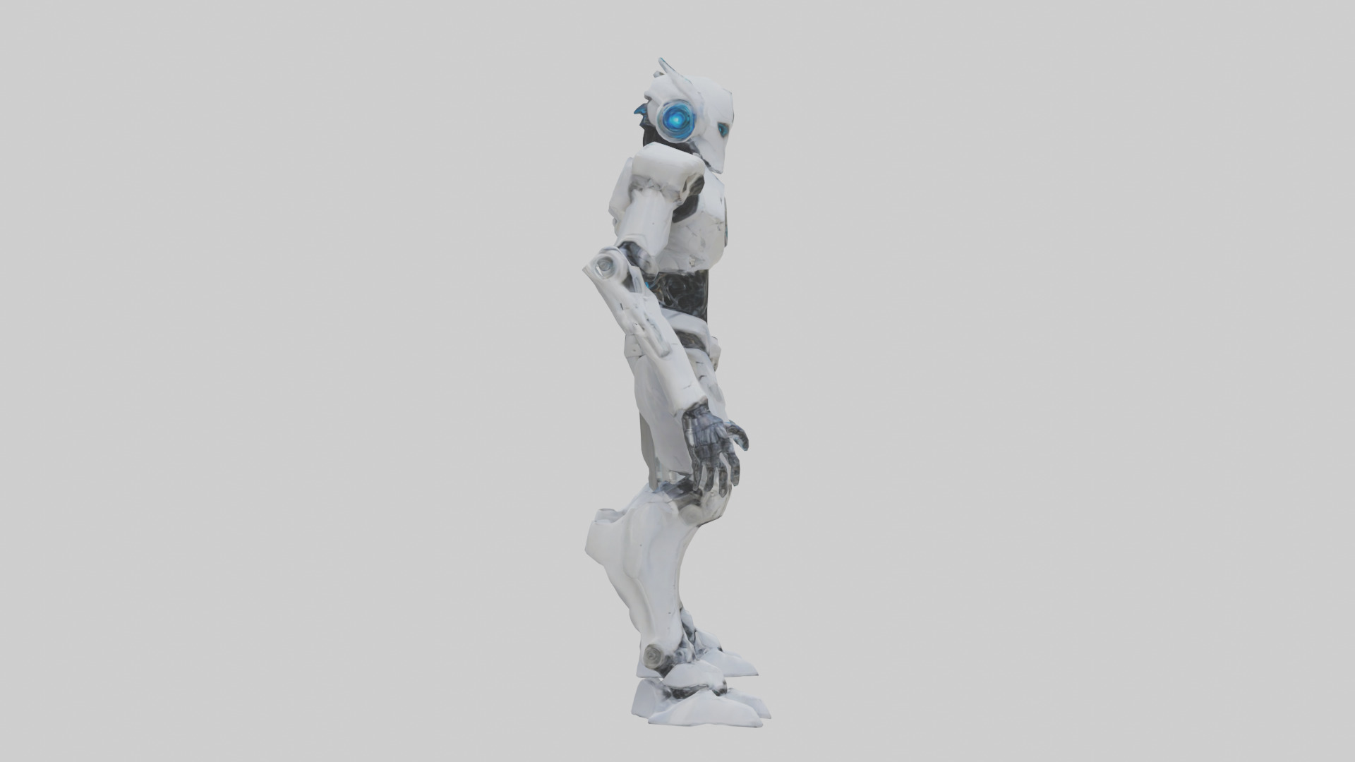 Quantum Droid statue model 2 Low-poly 3D model_13