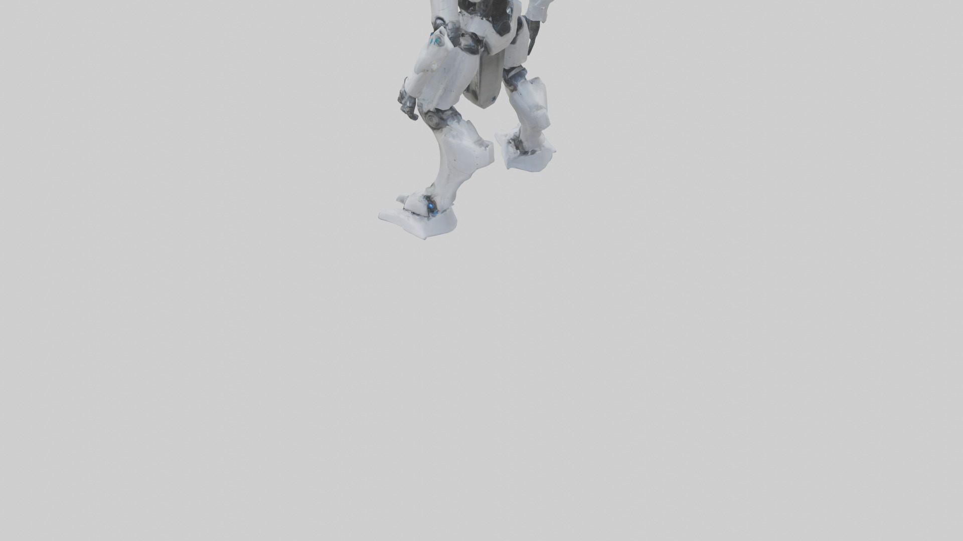 Quantum Droid statue model 2 Low-poly 3D model_3