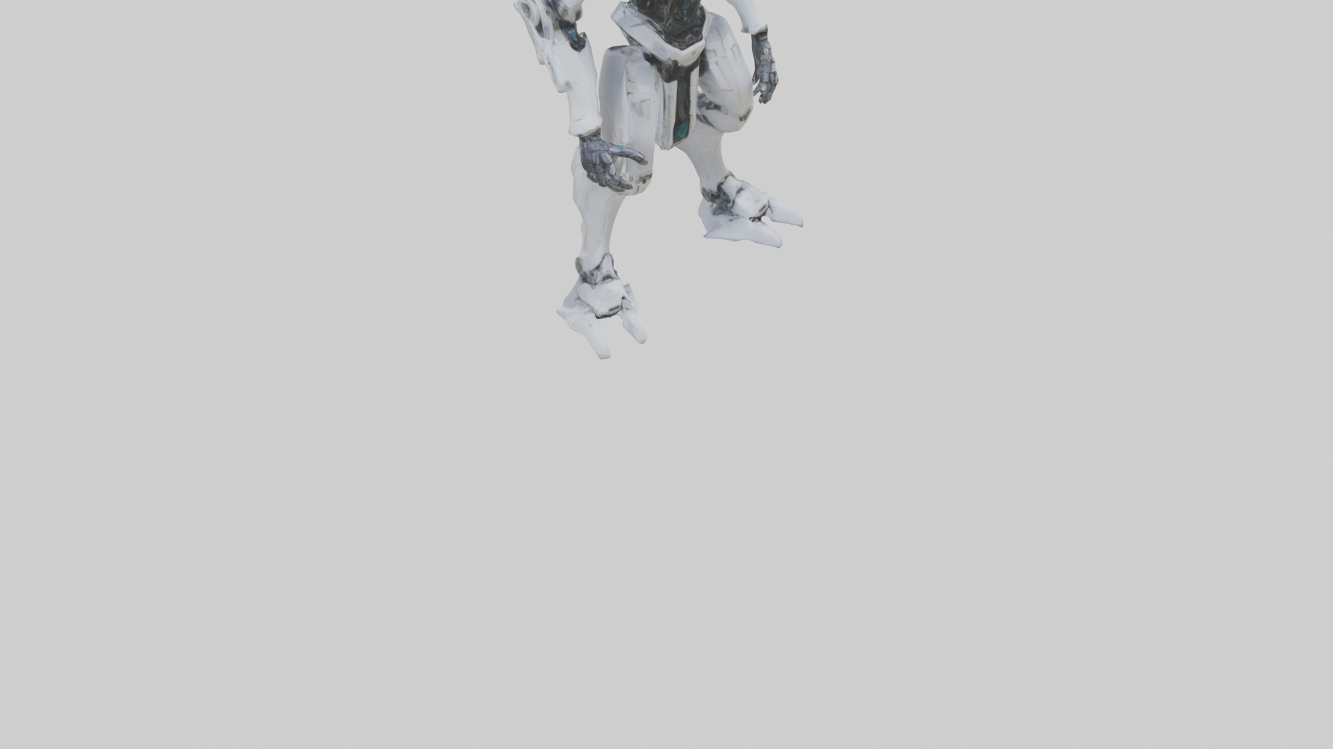 Quantum Droid statue model 2 Low-poly 3D model_6