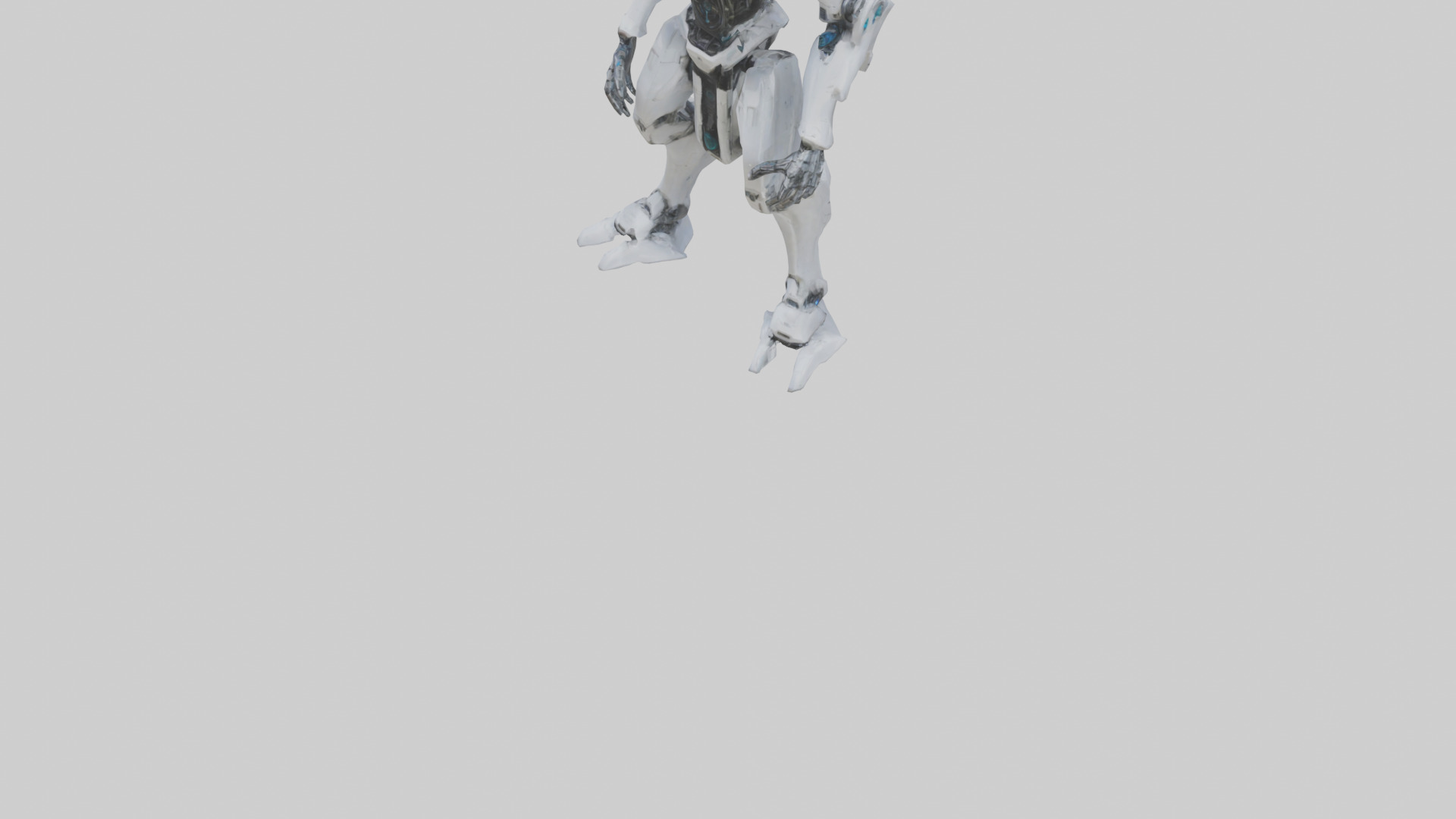 Quantum Droid statue model 2 Low-poly 3D model_5