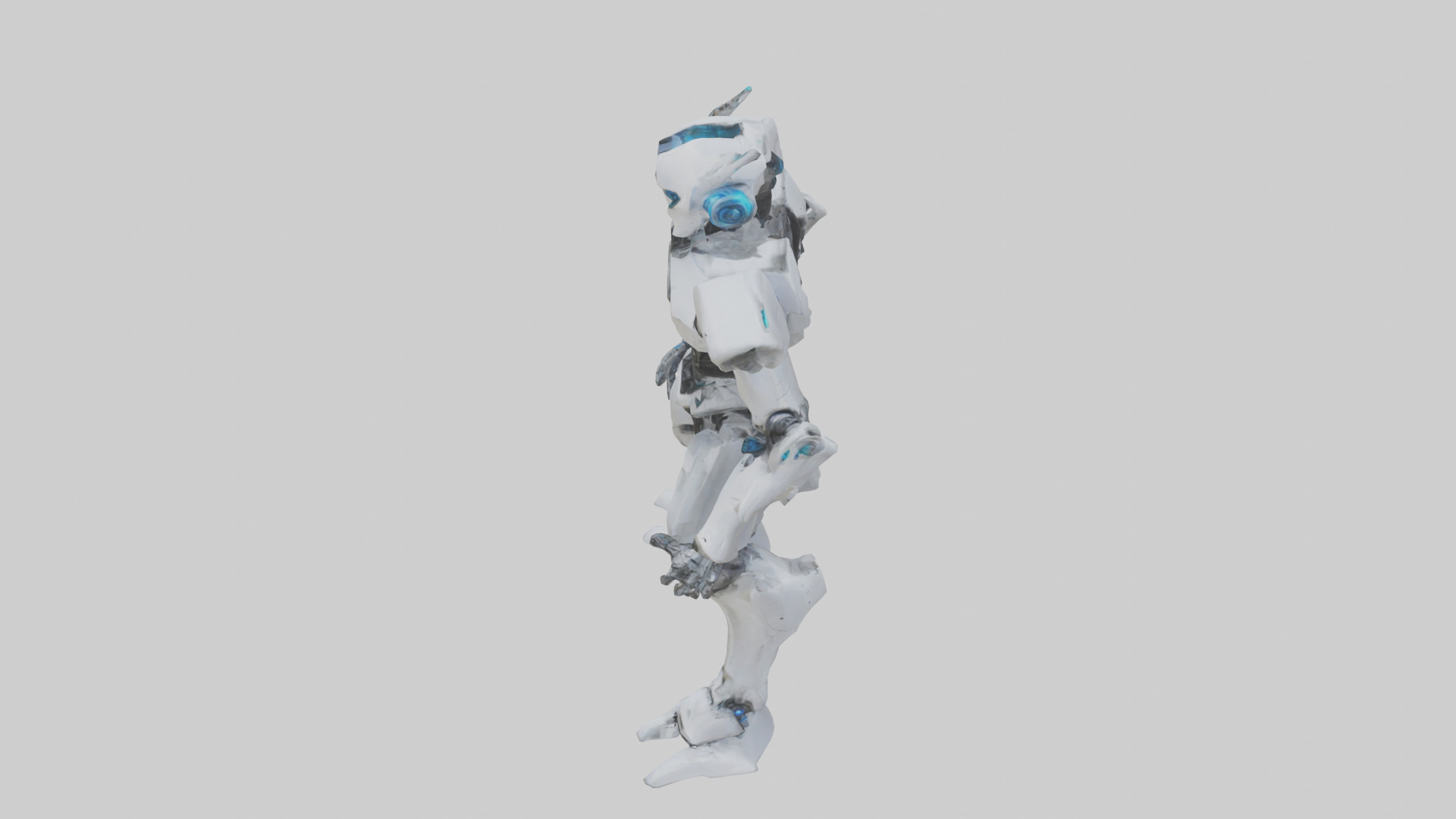 Quantum Droid statue model 2 Low-poly 3D model_17
