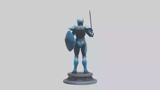 Quantum Enforcer statue model