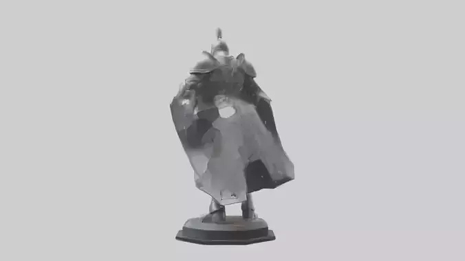 Quantum Knight statue model