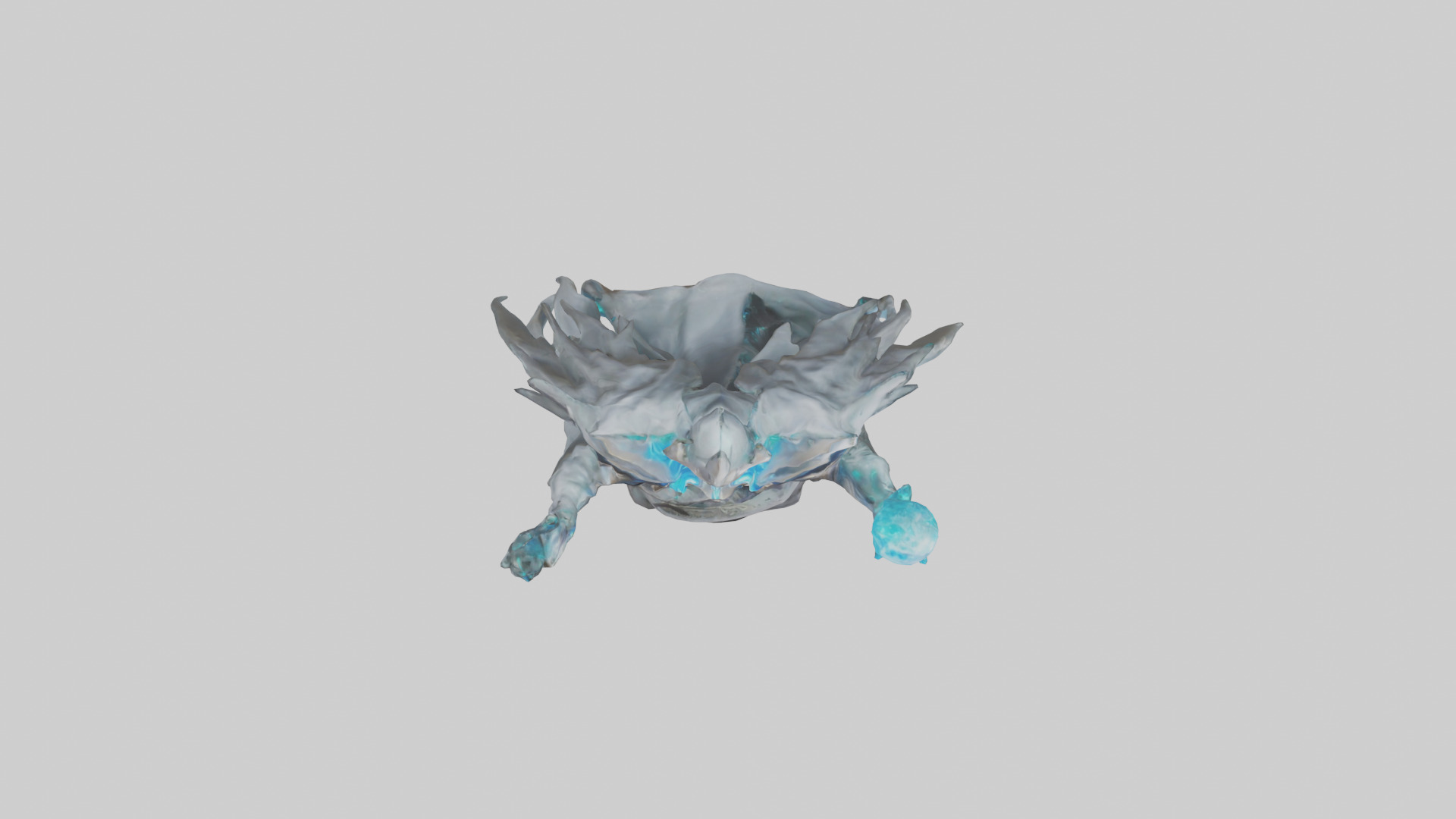 Quantum Lord statue model Low-poly 3D model_14
