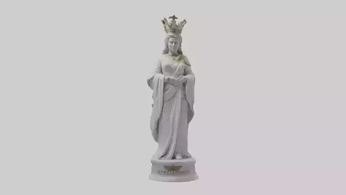 Mermaid Queen statue model