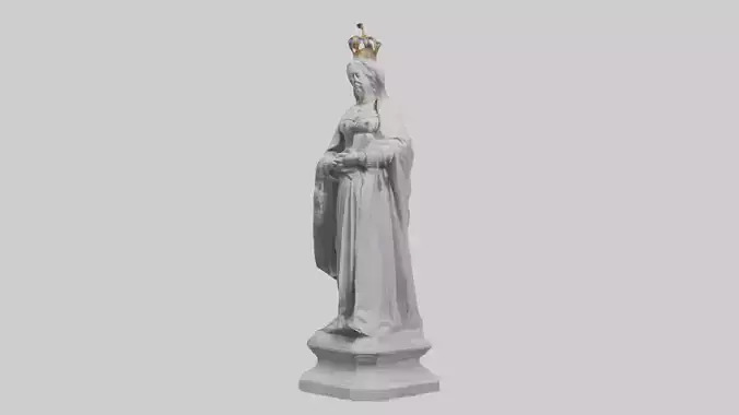 Queen Victoria statue model