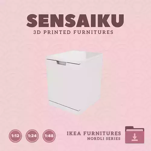 NORDLI Chest of Drawer for Mini Dollhouse - IKEA 3D Print