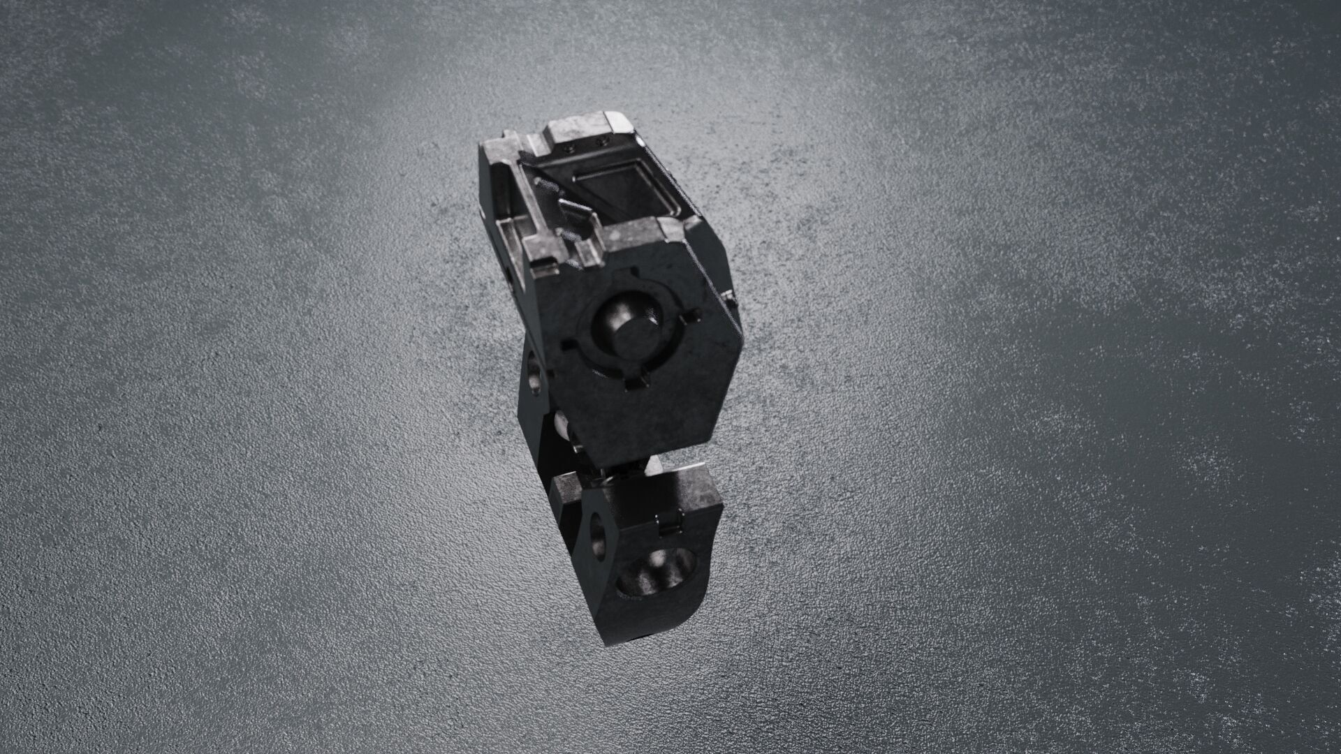 Robotic tors skeleton scifi 3D model_4