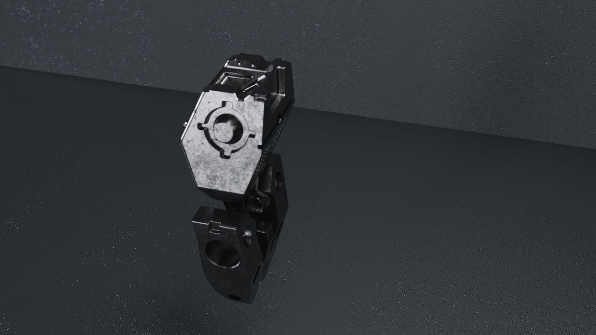 Robotic tors skeleton scifi 3D model_3