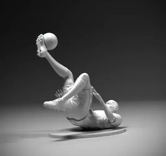 Footballer Flip Strike STL 3D print model