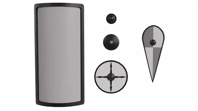 Base Lowpoly Medieval Shield