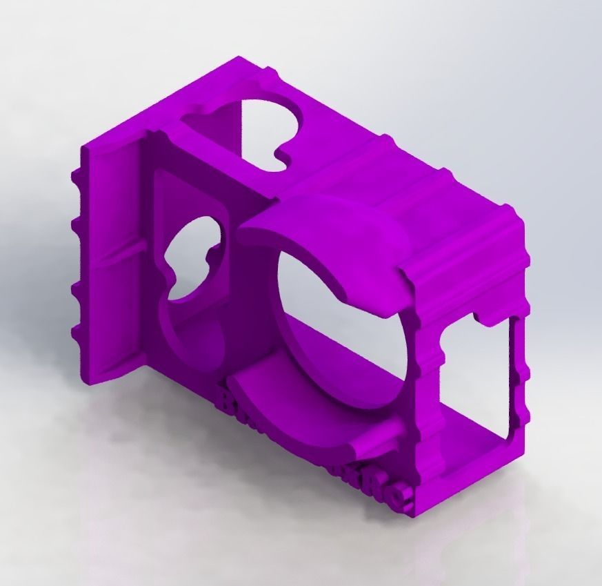 GoPro 3 and 4 case Vortex 250 Pro 3D print model_0