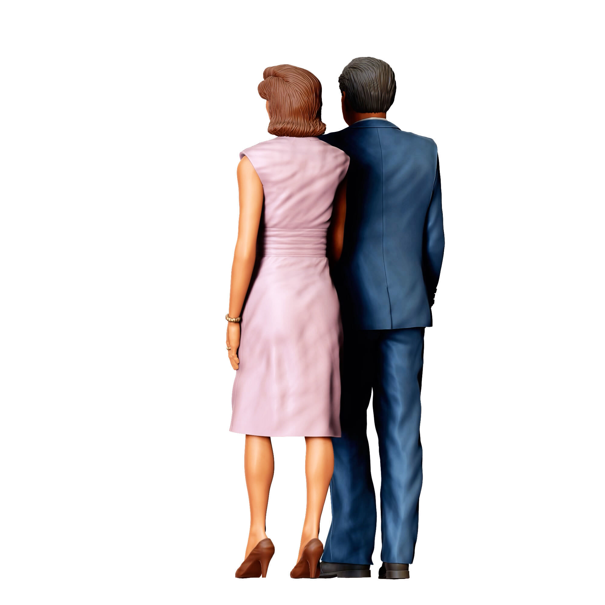 N2 Pool Party woman drinking  3D print model_54