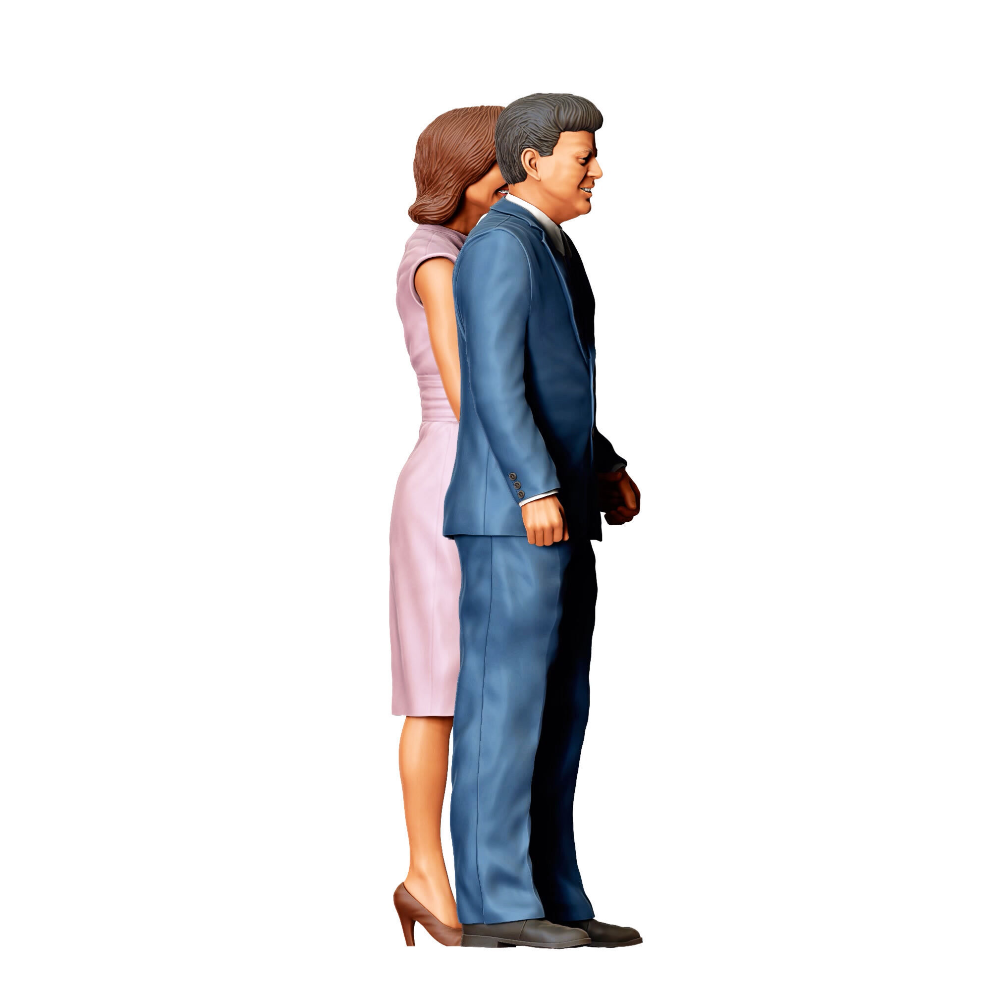 N2 Pool Party woman drinking  3D print model_48