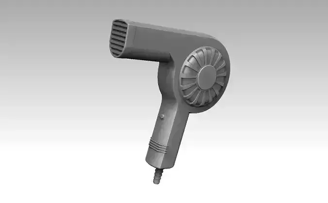 Hair Dryer 3D print model
