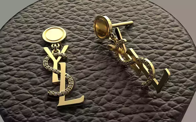 Earring YSL Yves Saint Laurent