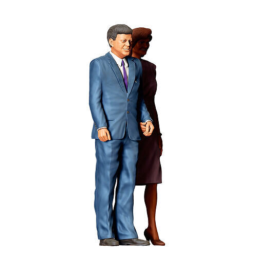 N2 John F Kennedy USA president and Jacqueline Kennedy Onassis 3D print model 4
