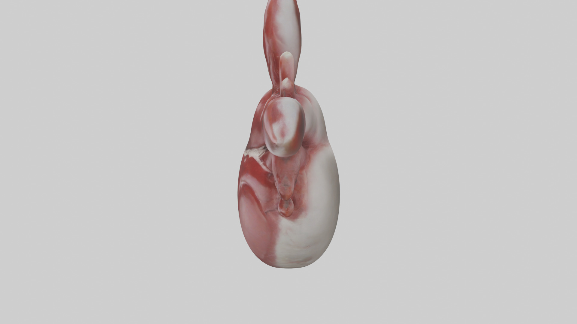 Rabbit Heart Low-poly 3D model_17