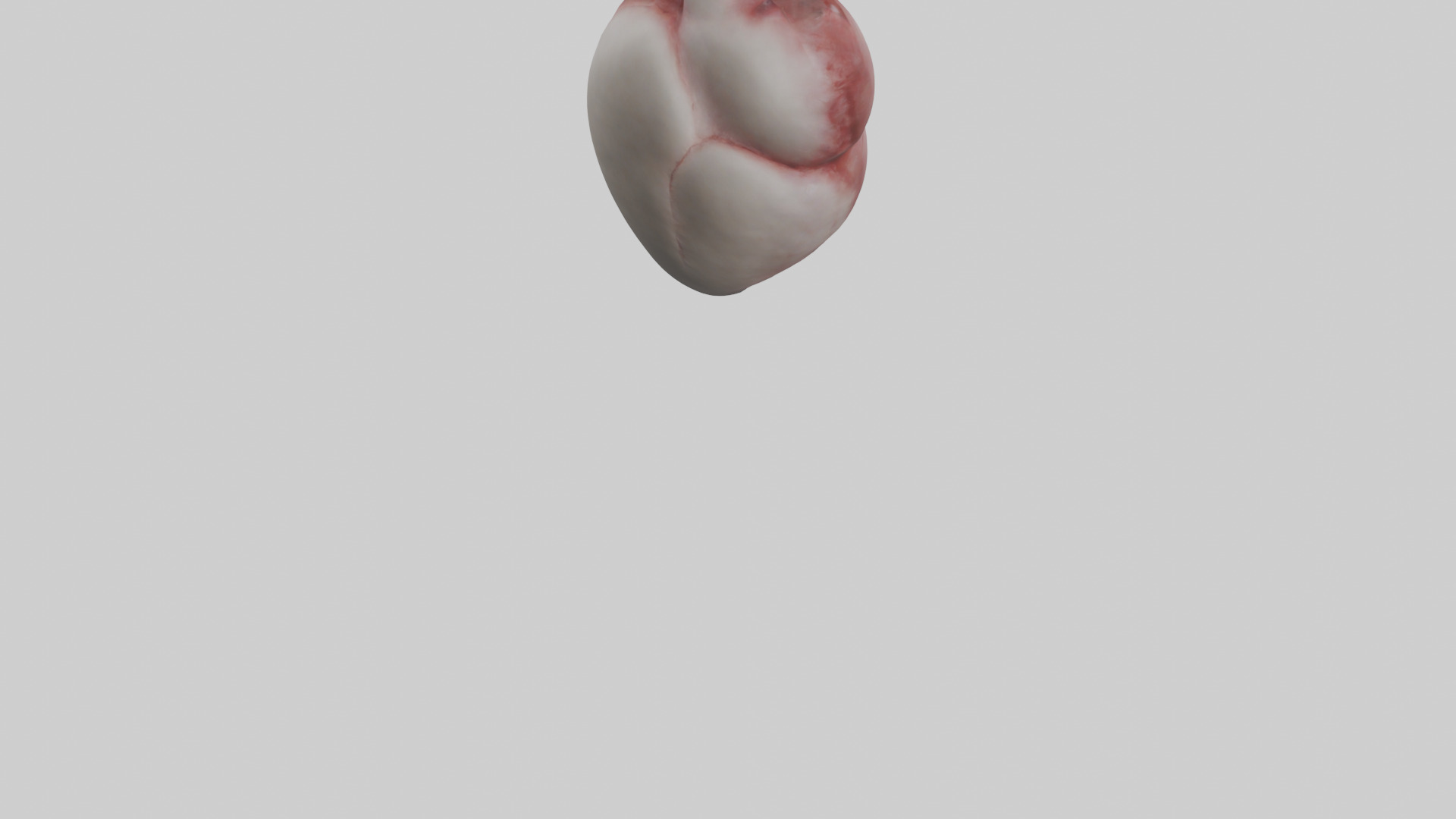 Rabbit Heart Low-poly 3D model_4