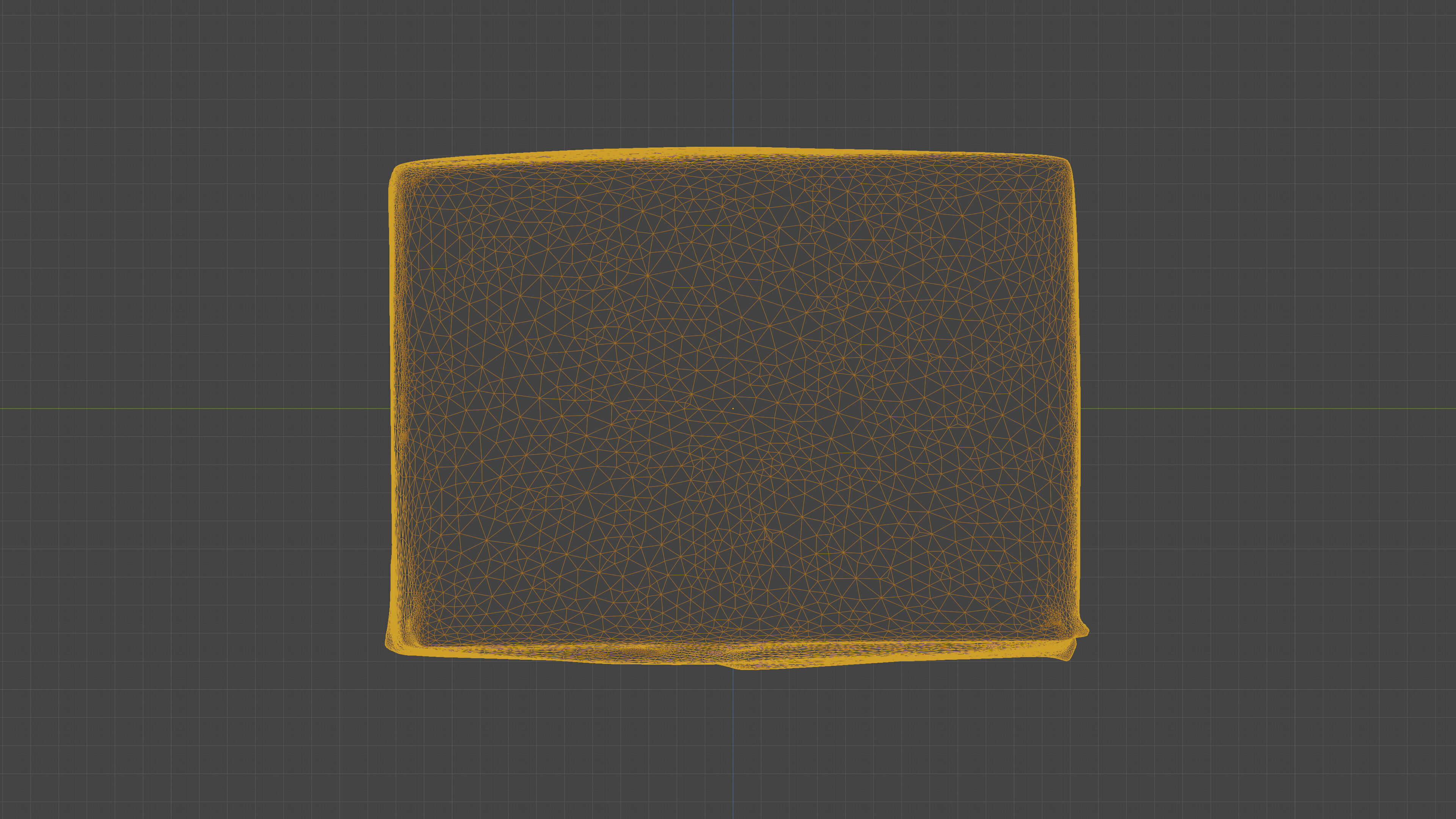 Scanned cardboard box for parcels Low-poly 3D model_20