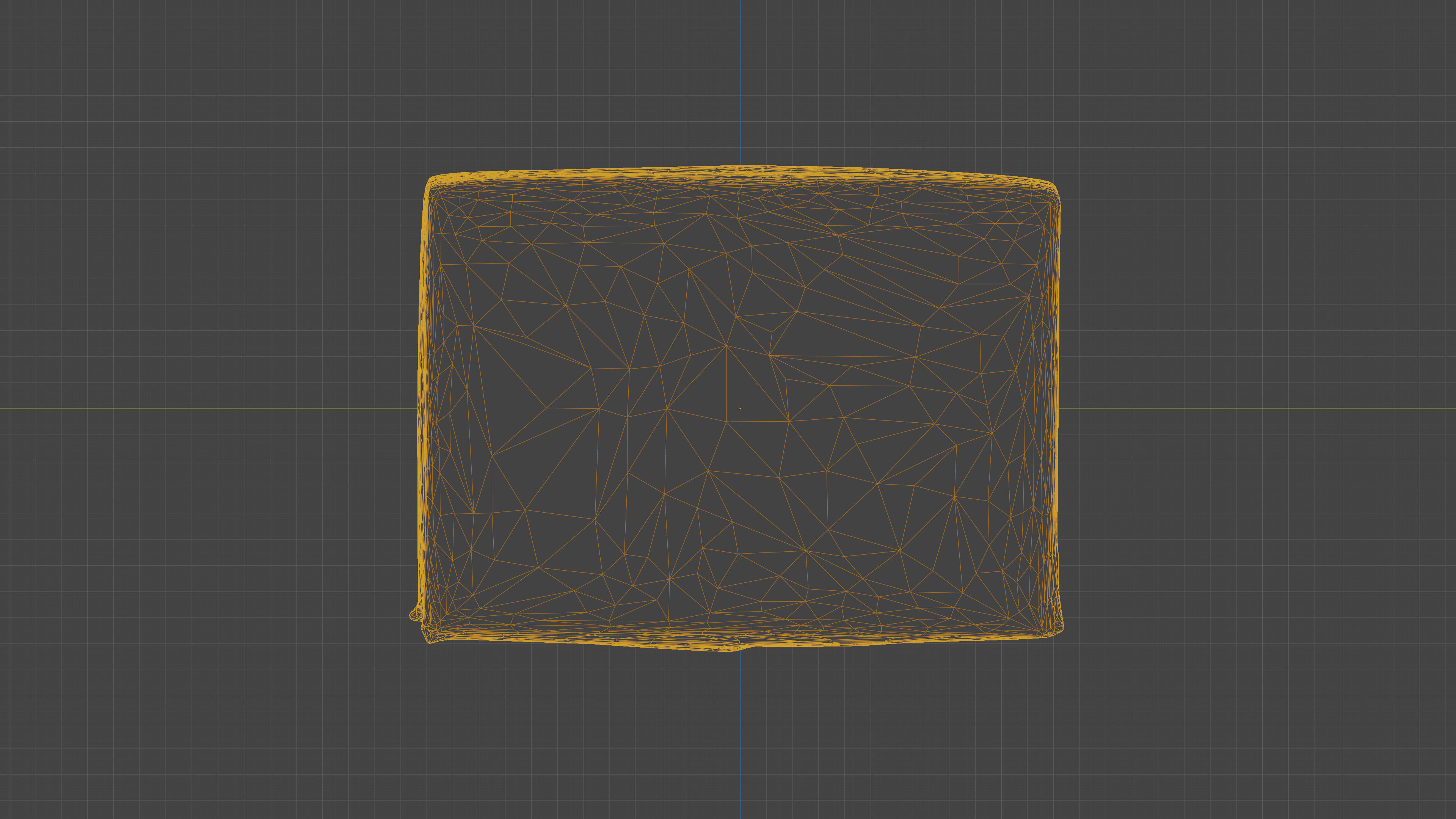 Scanned cardboard box for parcels Low-poly 3D model_31