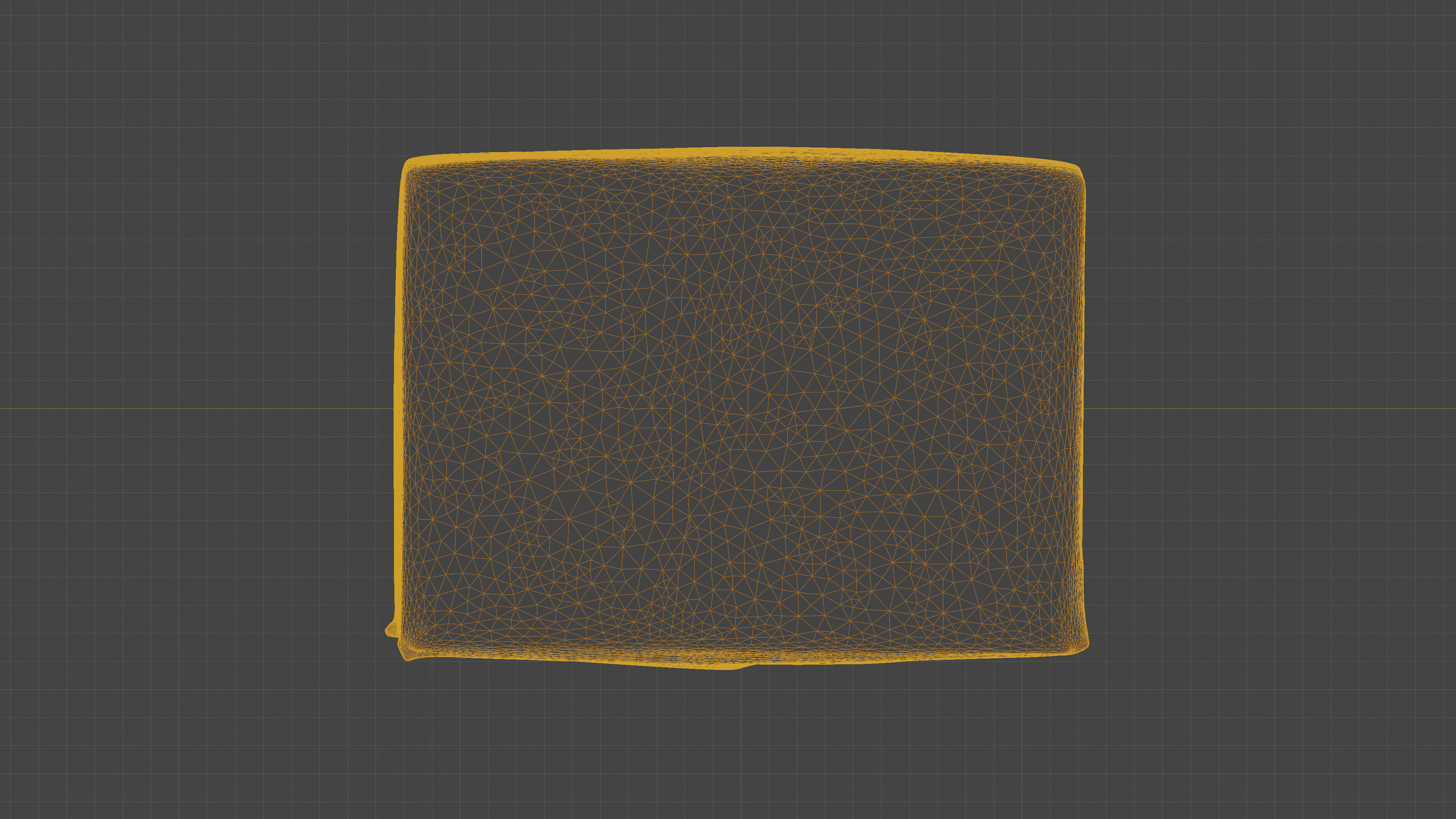 Scanned cardboard box for parcels Low-poly 3D model_21