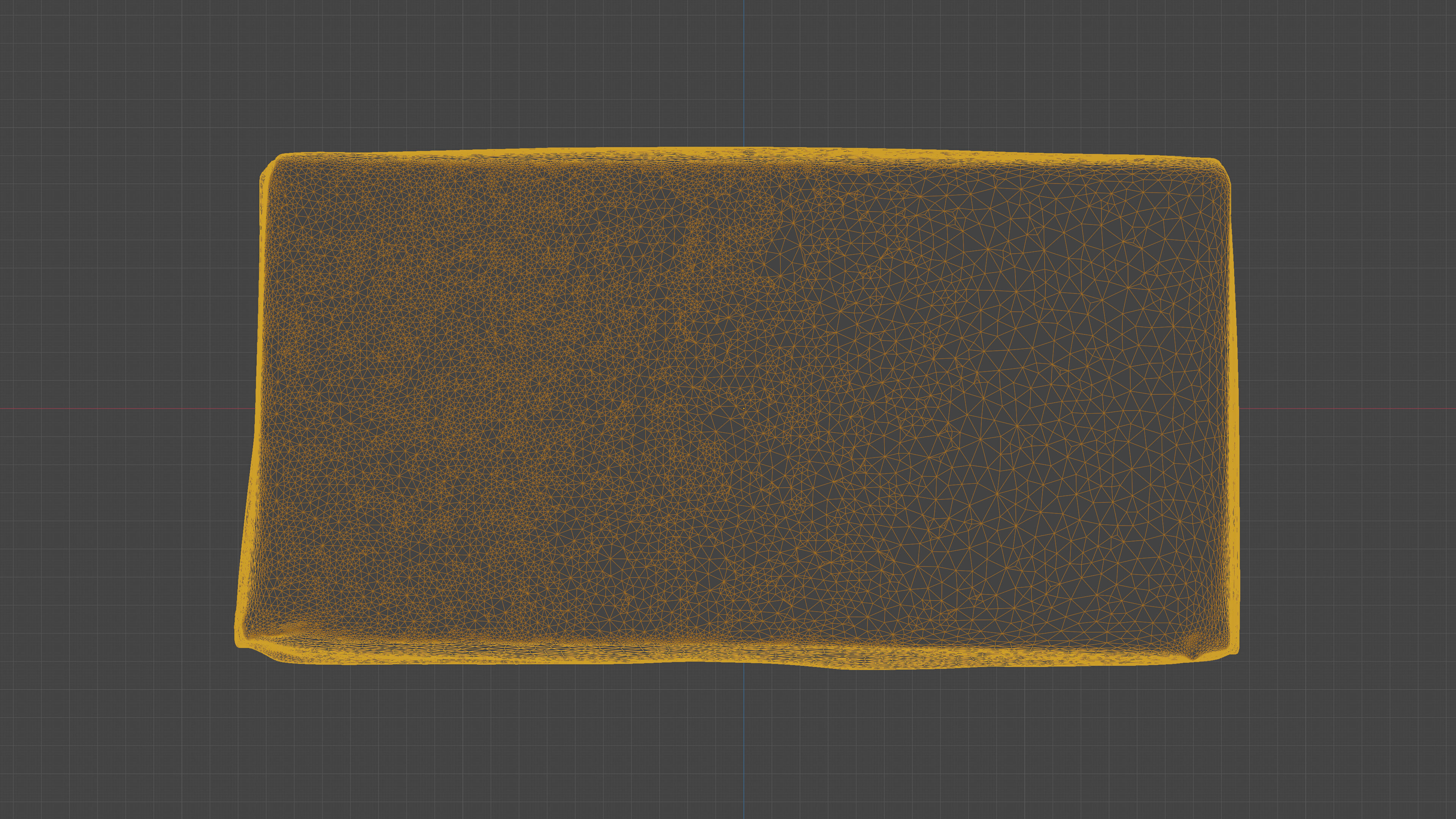 Scanned cardboard box for parcels Low-poly 3D model_19