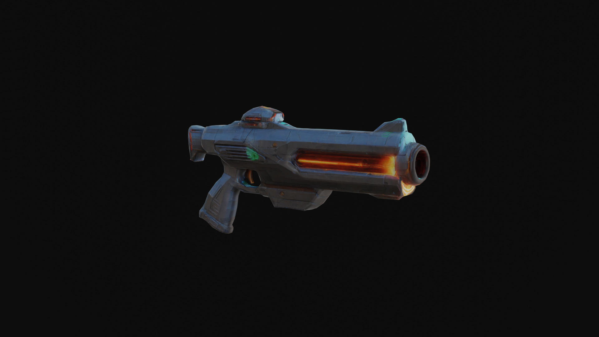 Sci Fi Characters and Weapons Low Poly Game Ready Asset Pack Low-poly 3D model_8