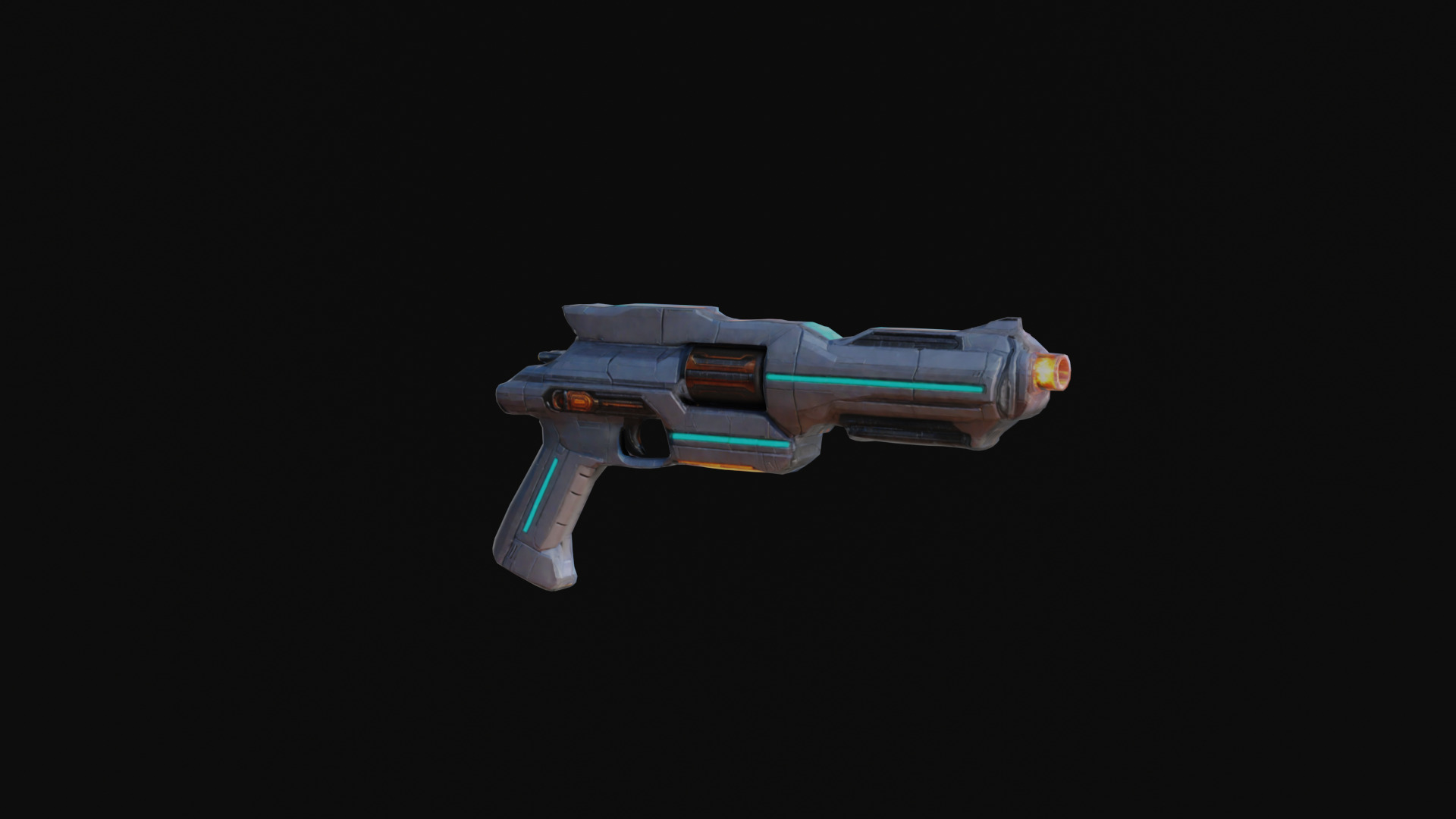 Sci Fi Characters and Weapons Low Poly Game Ready Asset Pack Low-poly 3D model_15