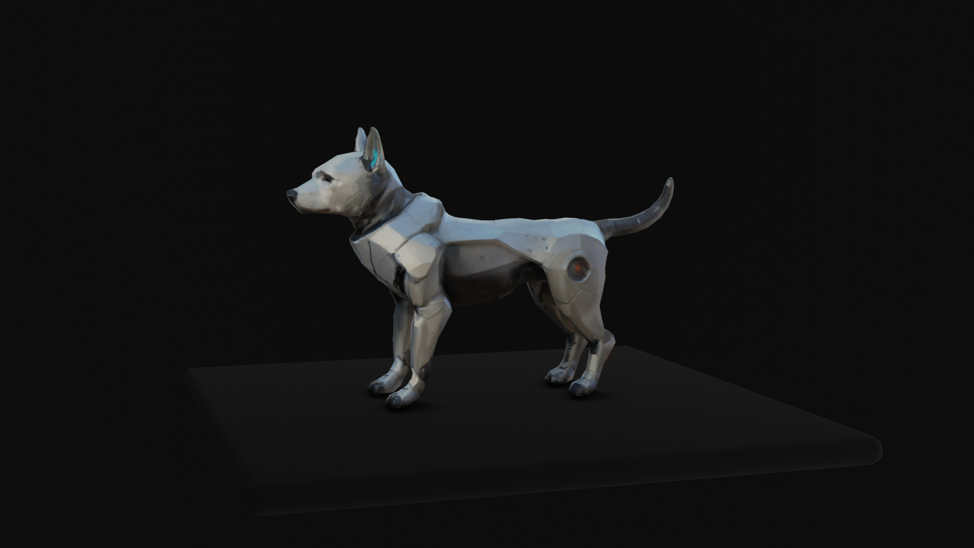 Sci Fi Characters and Weapons Low Poly Game Ready Asset Pack Low-poly 3D model_3