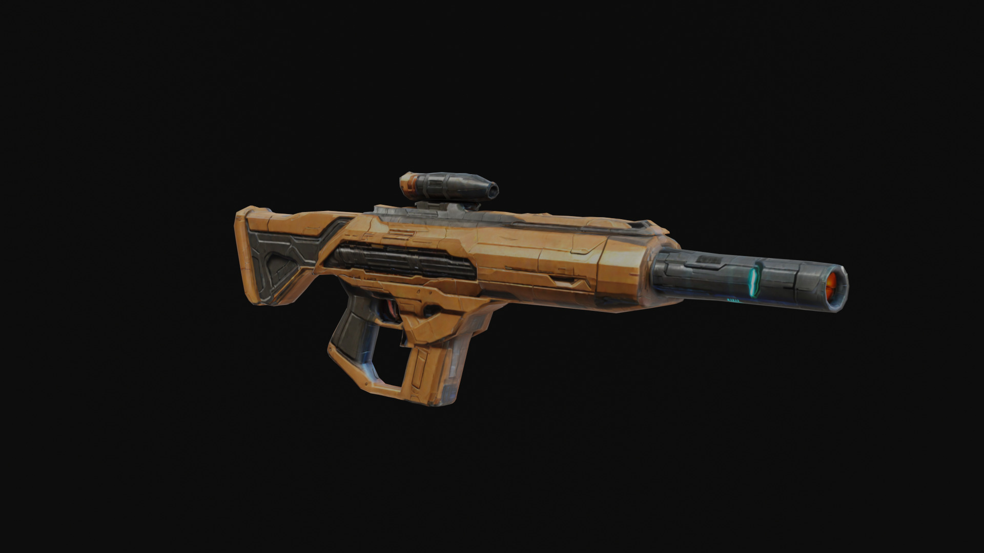 Sci Fi Characters and Weapons Low Poly Game Ready Asset Pack Low-poly 3D model_2