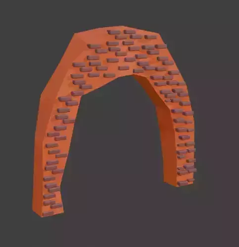 Low Poly Arch Tunnel