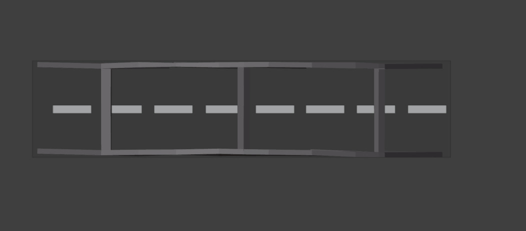 Arched Metal Bridge Low-poly 3D model_2