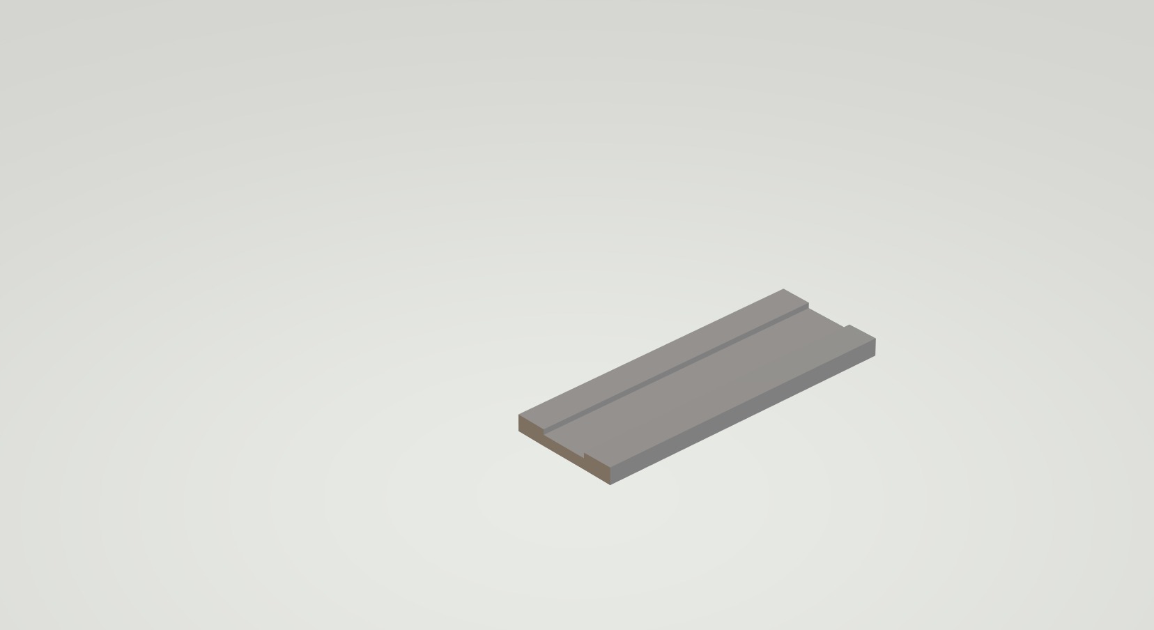 Road with Crossing Low-poly 3D model_1