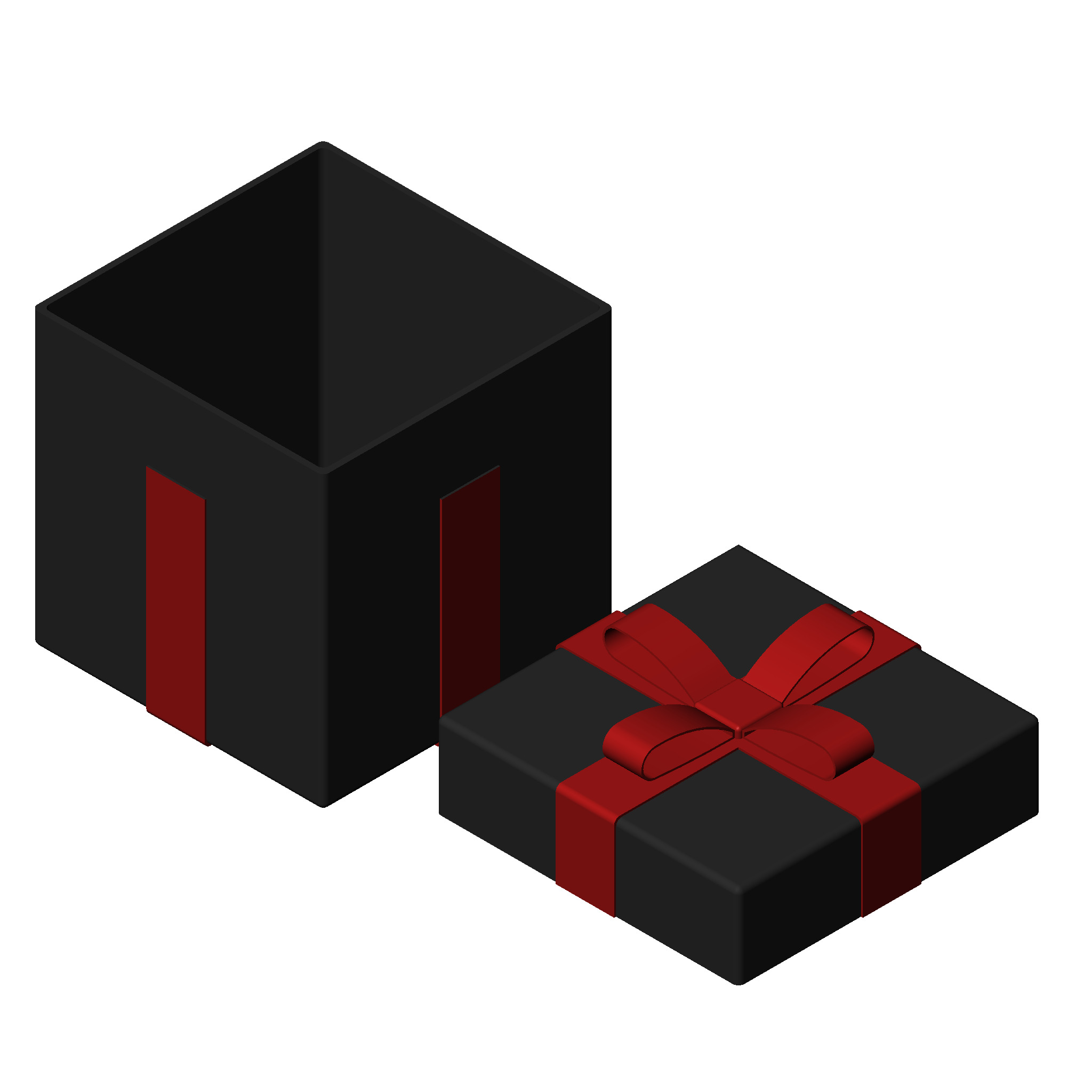 Gift Box 3d model for 3d printing 3D print model_8