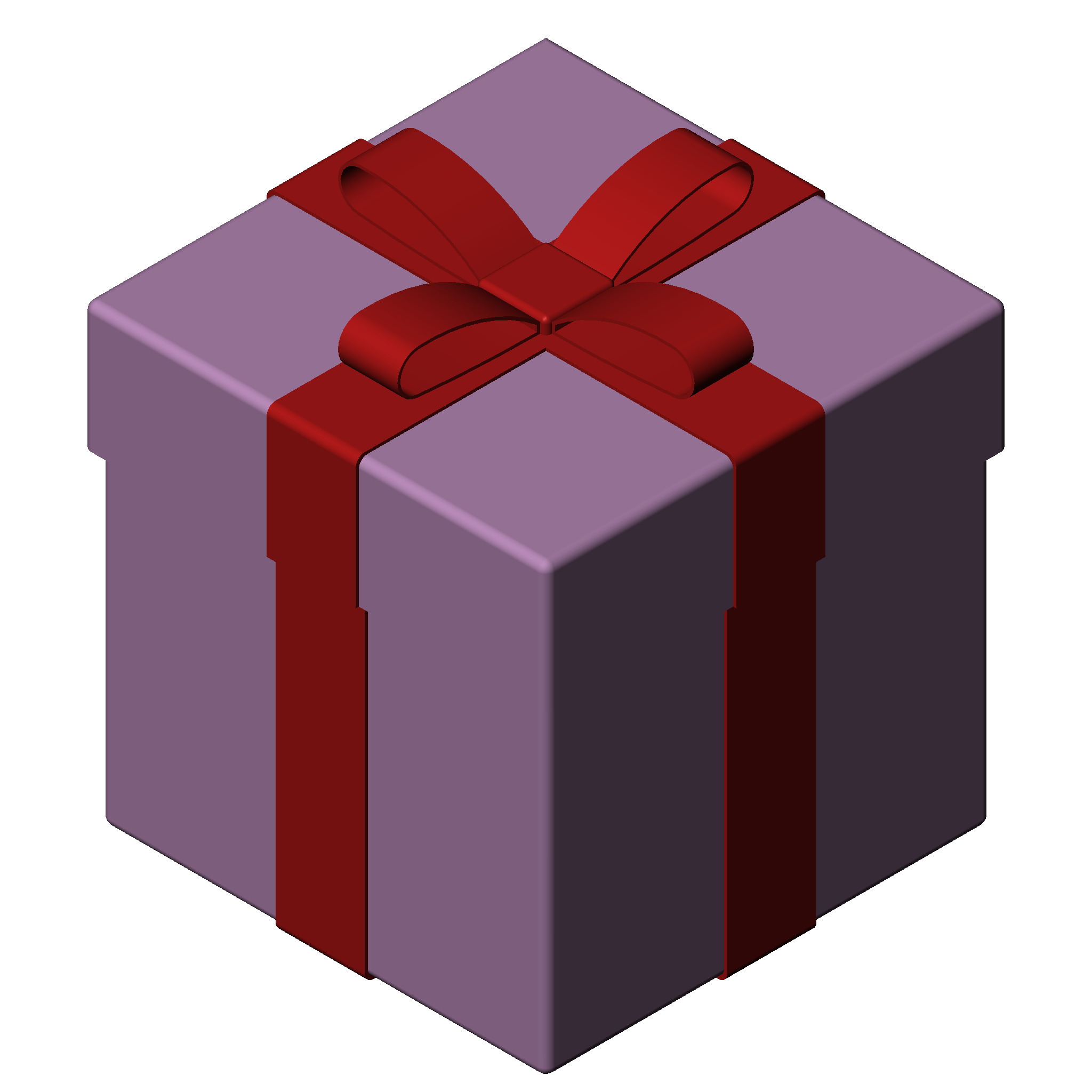 Gift Box 3d model for 3d printing 3D print model_5