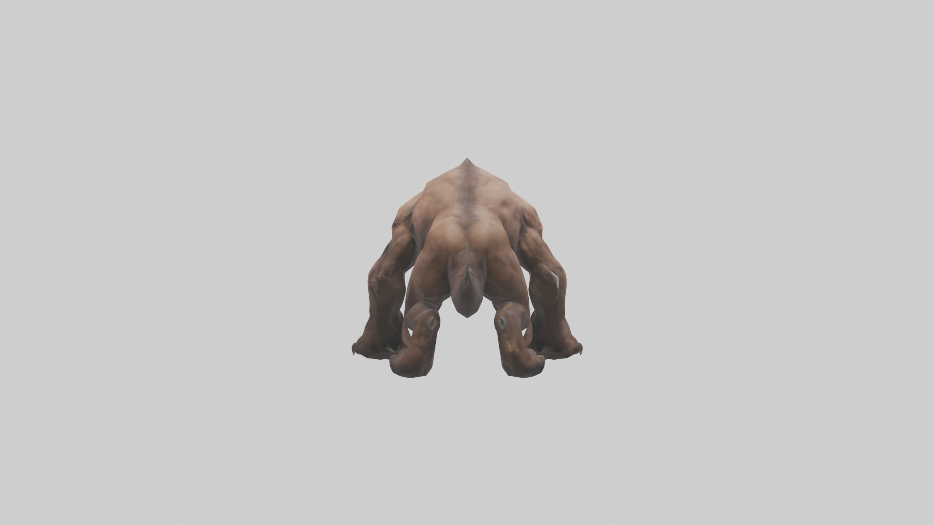 Raging Beast Model Low-poly 3D model_1