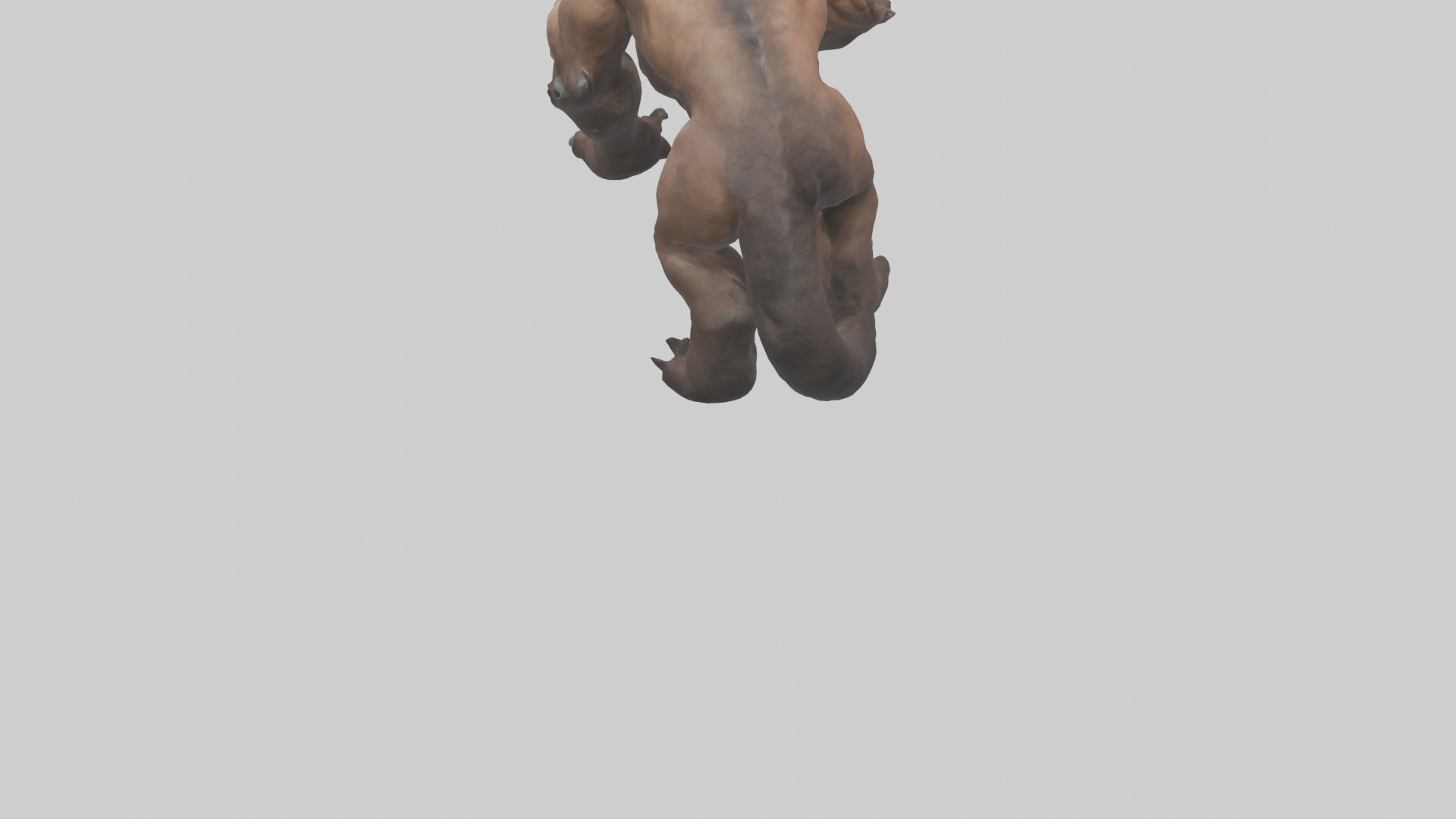 Raging beast model 2 Low-poly 3D model_4