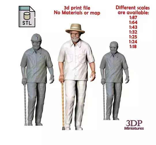 N1 jurassic park John Hammond Richard 30 percent Discount 3D print model