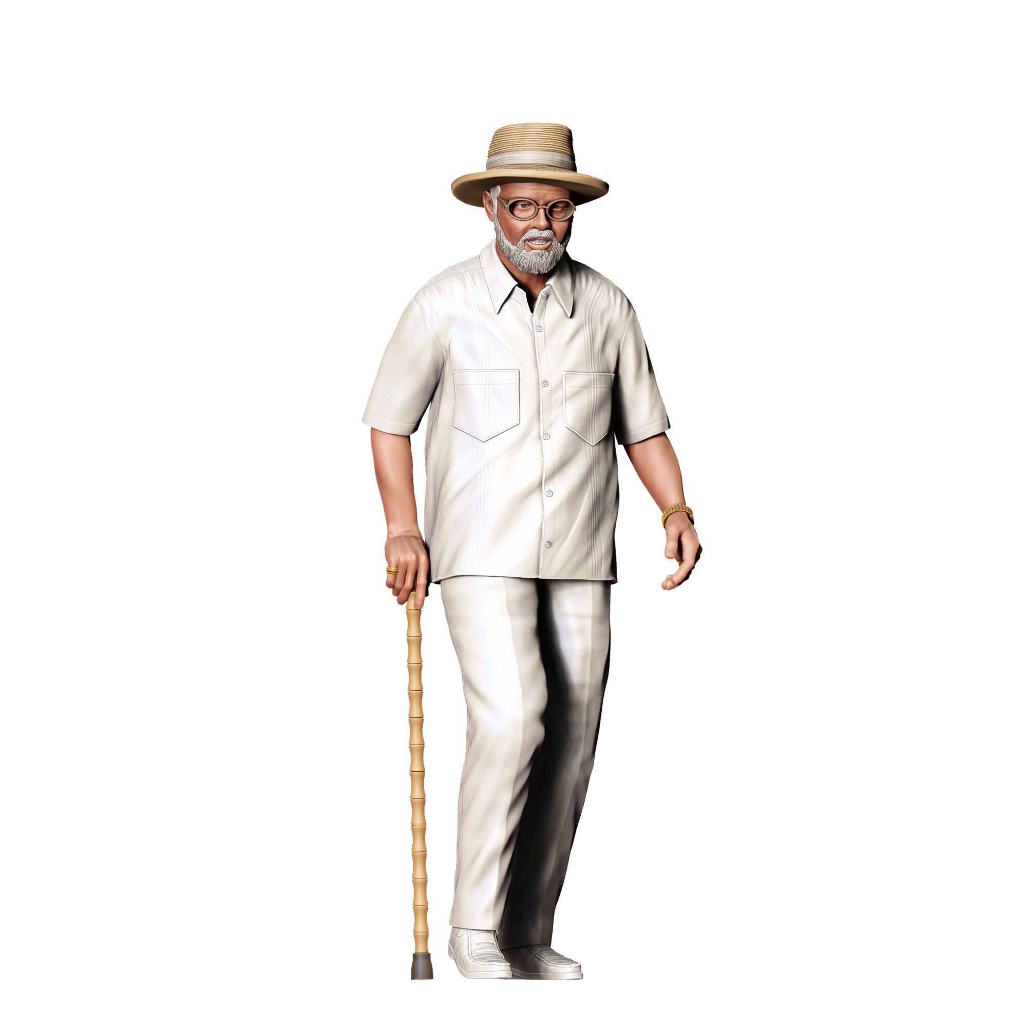 N1 jurassic park John Hammond Richard 30 percent Discount 3D model