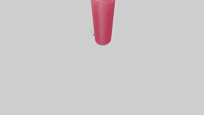 Raspberry lemonade model Low-poly 3D model 5