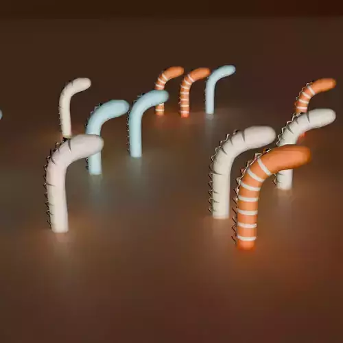 Indirect lighting for spotted garden eel and their friends