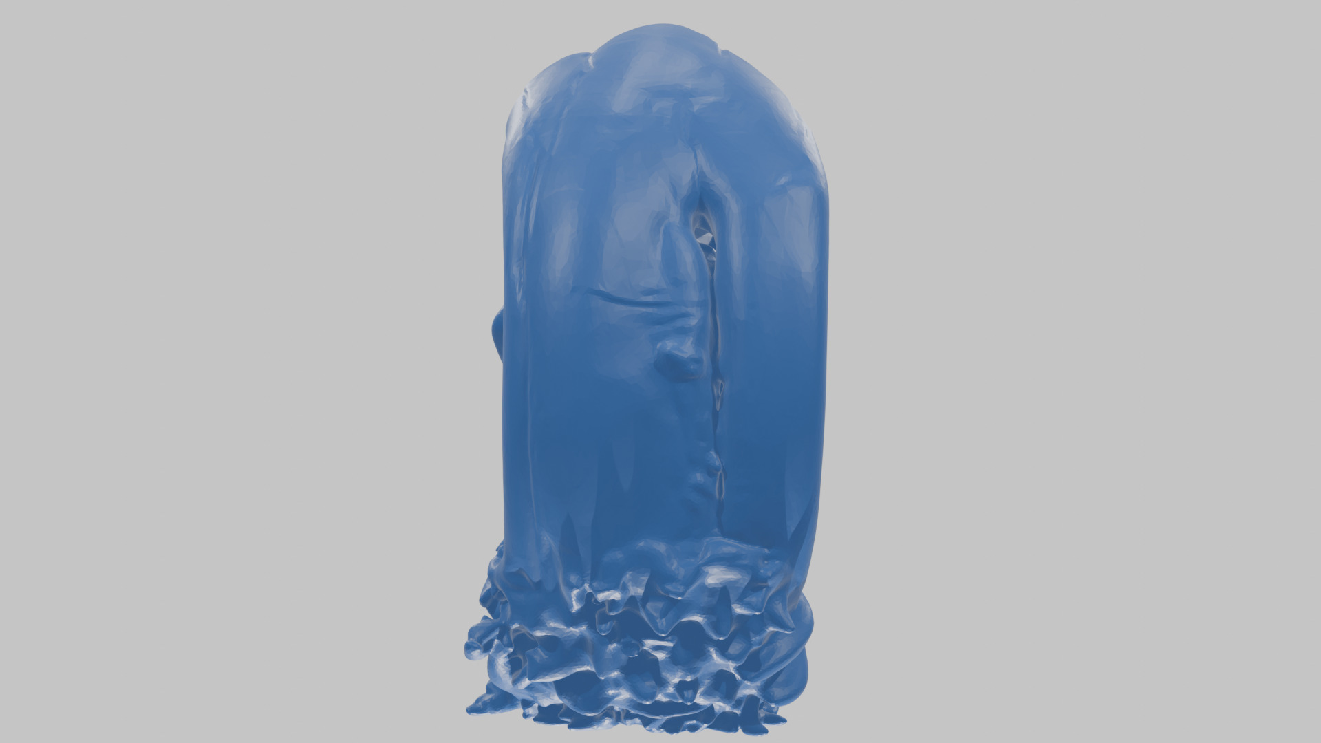 HR Giger Alien Bust  Xenomorph Creature Low-poly 3D model_71