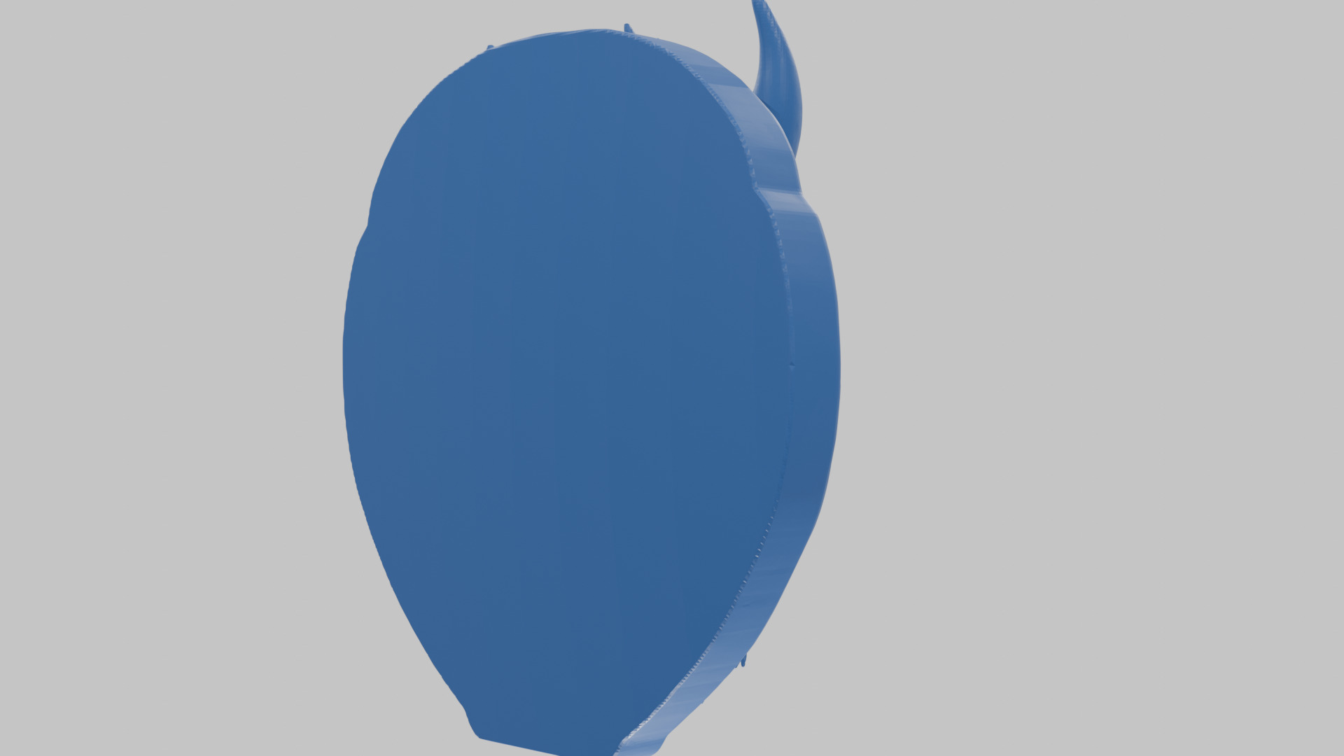 Detailed Medieval Dragon Head - Marble Sculpted Wall Mount  Low-poly 3D model_41