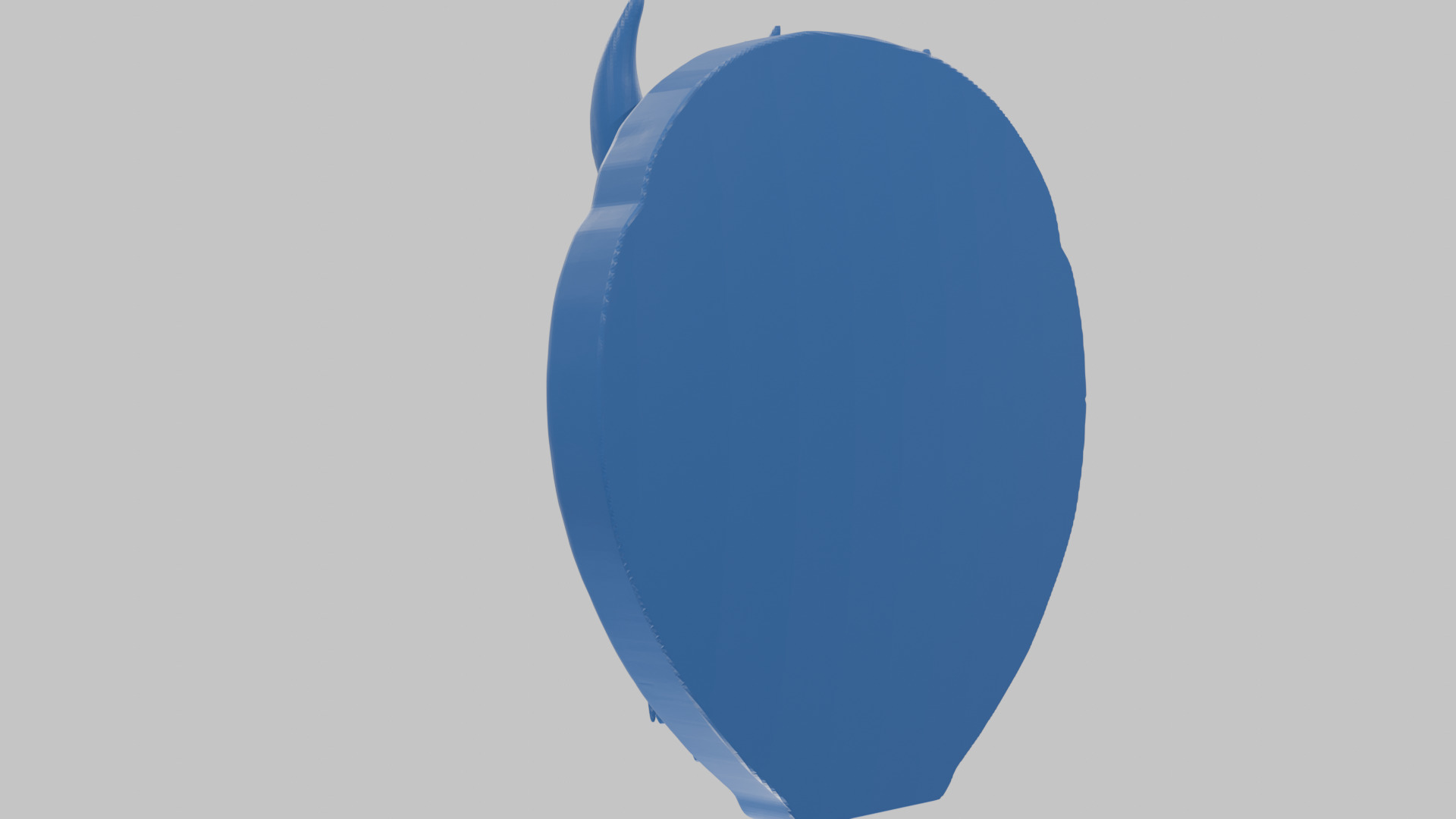 Detailed Medieval Dragon Head - Marble Sculpted Wall Mount  Low-poly 3D model_45