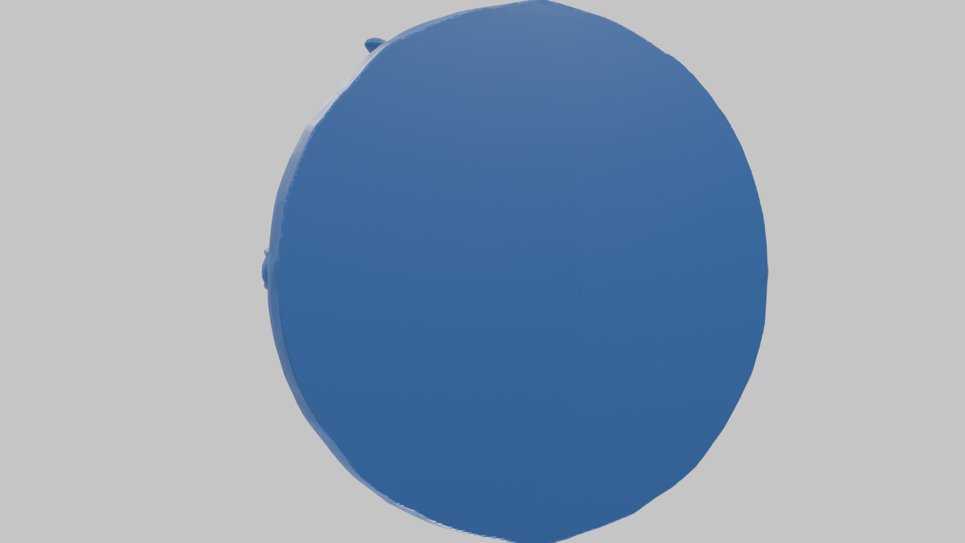 Medieval Dragon Head Bust Marble Sculpture Low-poly 3D model_70