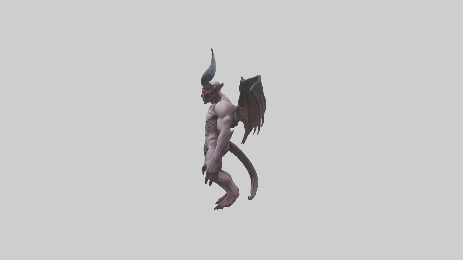 Reborn Demon model Low-poly 3D model_12