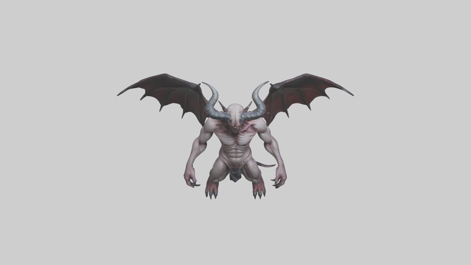 Reborn Demon model Low-poly 3D model_16